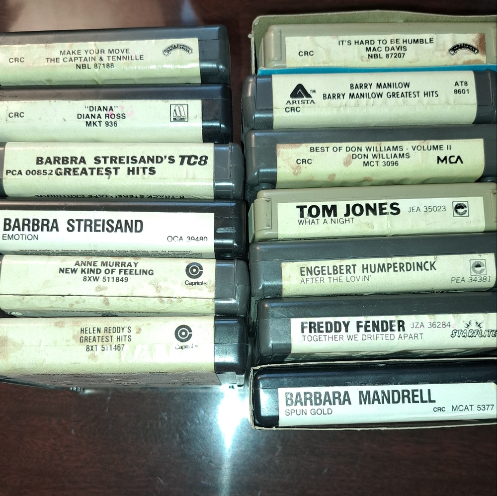 Set of 13 8-tracks
